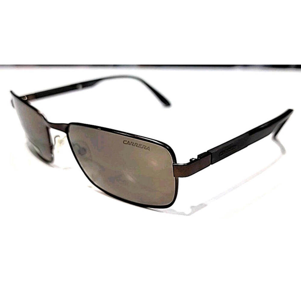Carrera 8017/S Brown Rectangle Gray Polarized Sunglasses 58-17 140